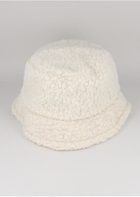 Sombrero pescador sherpa BEIGE