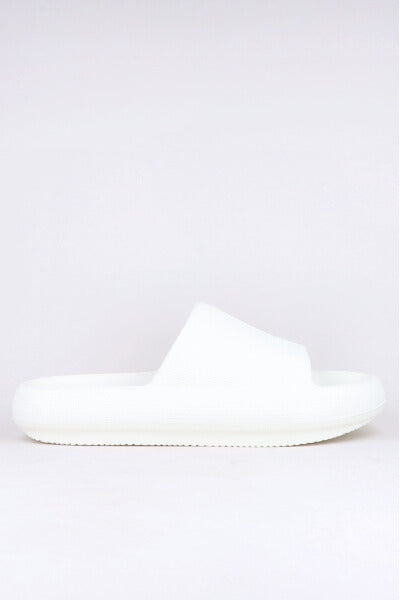 Sandalias slide eva BLANCO