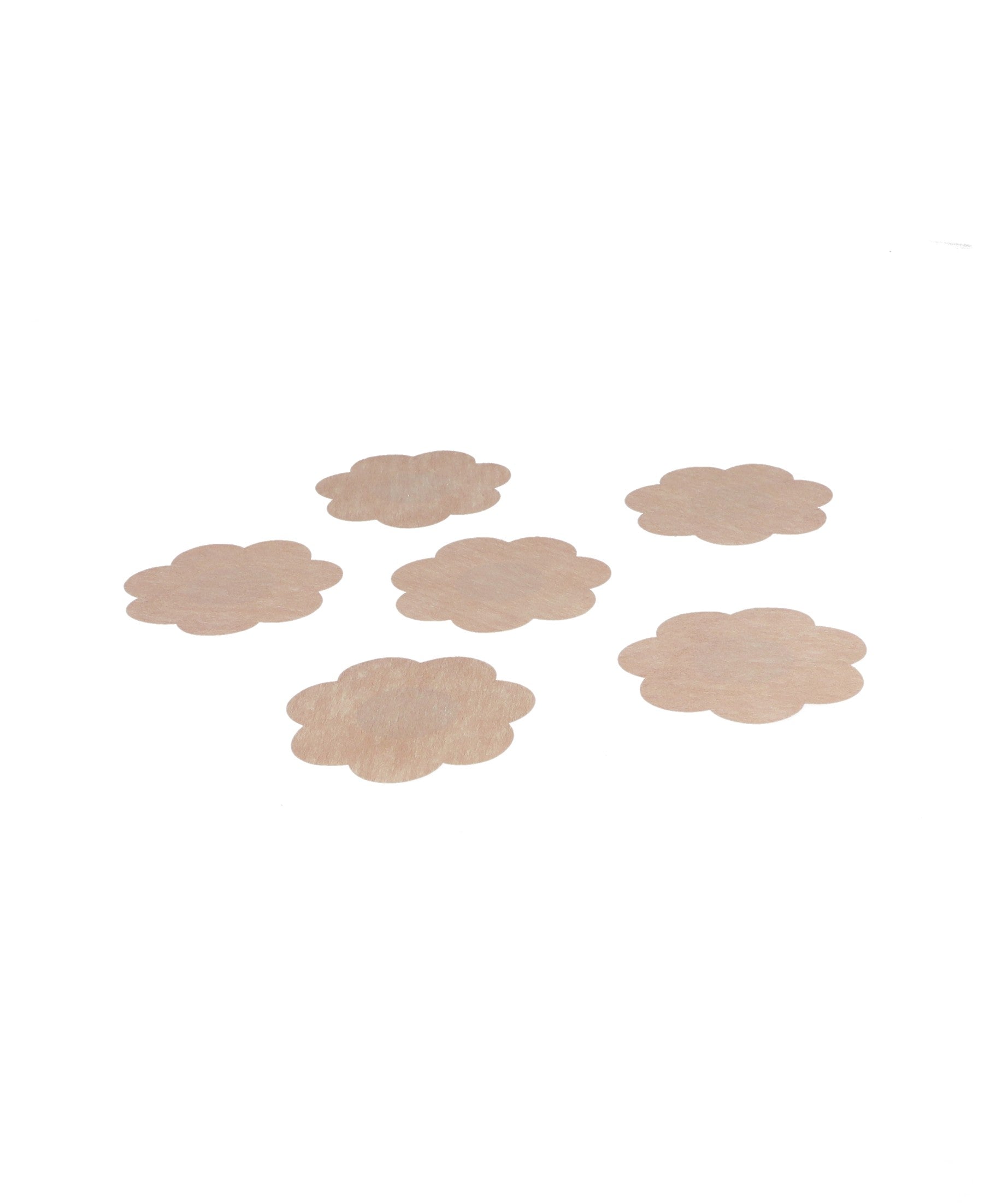 Set 3 pairs cover flower BEIGE