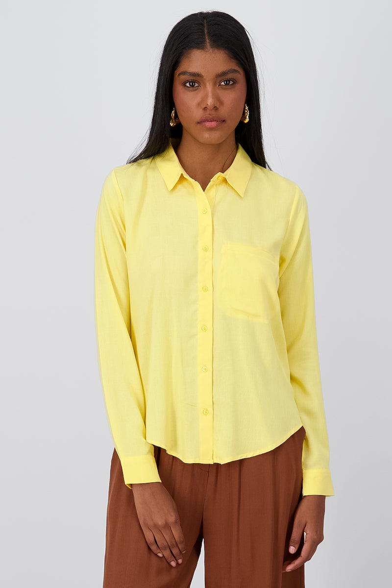 Bag shirt Pastel yellow