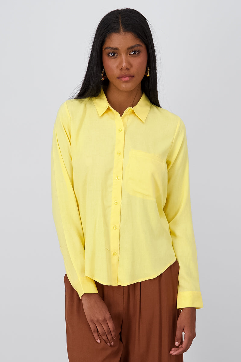 Bag shirt Pastel yellow