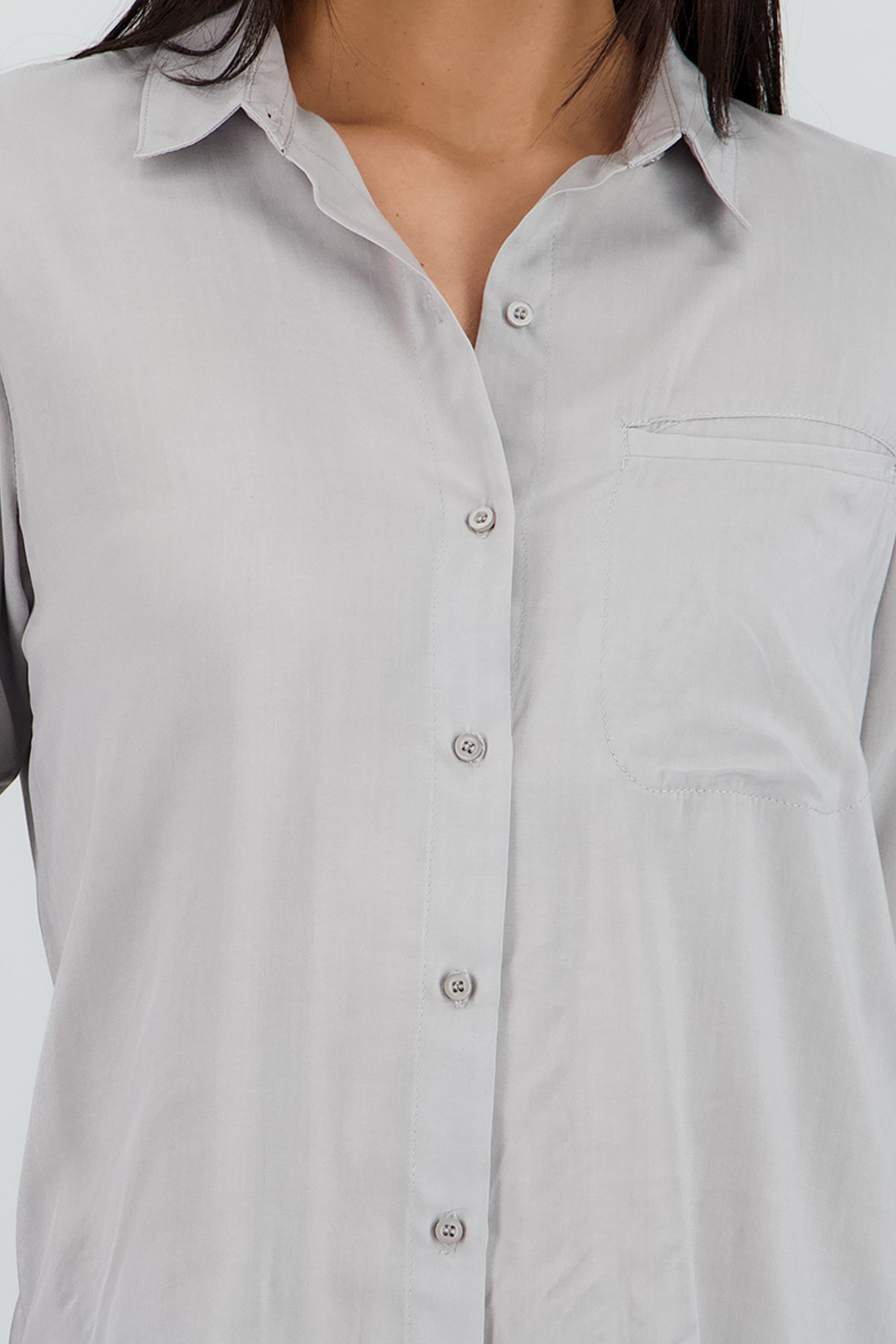 Camisa Bolsa GRIS CLARO