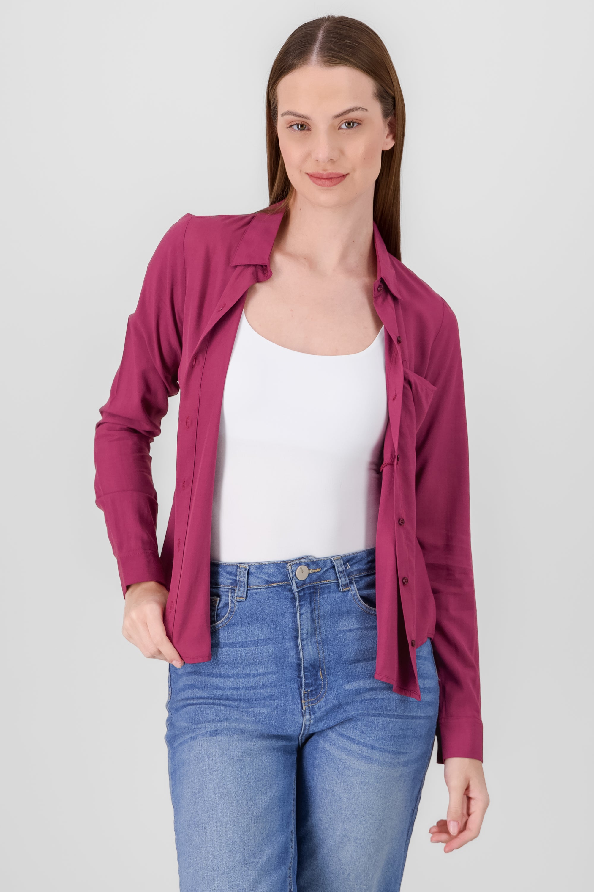 Bag shirt Marsala