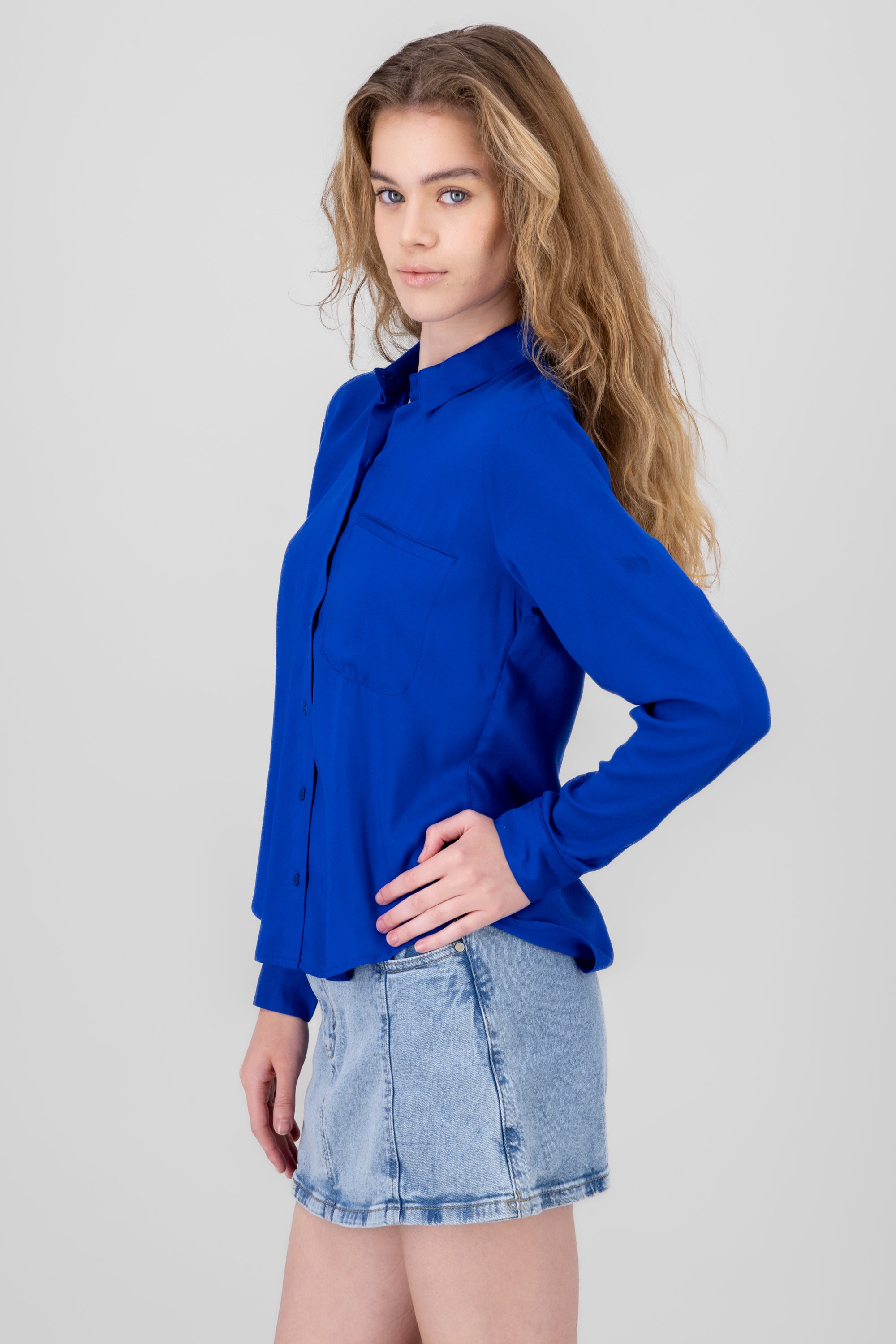 Bag shirt Electric blue