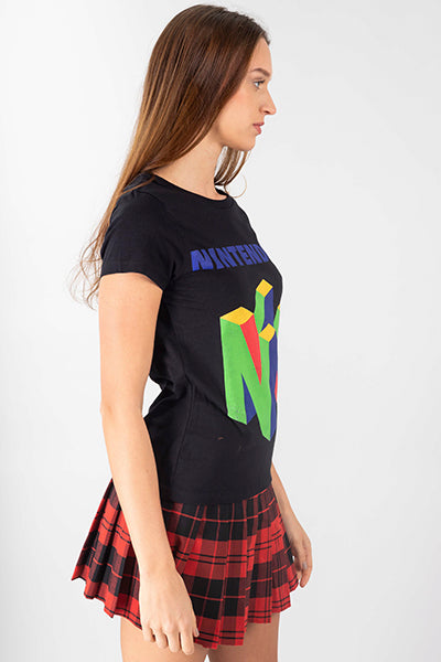 Nintendo 64 shirt BLACK