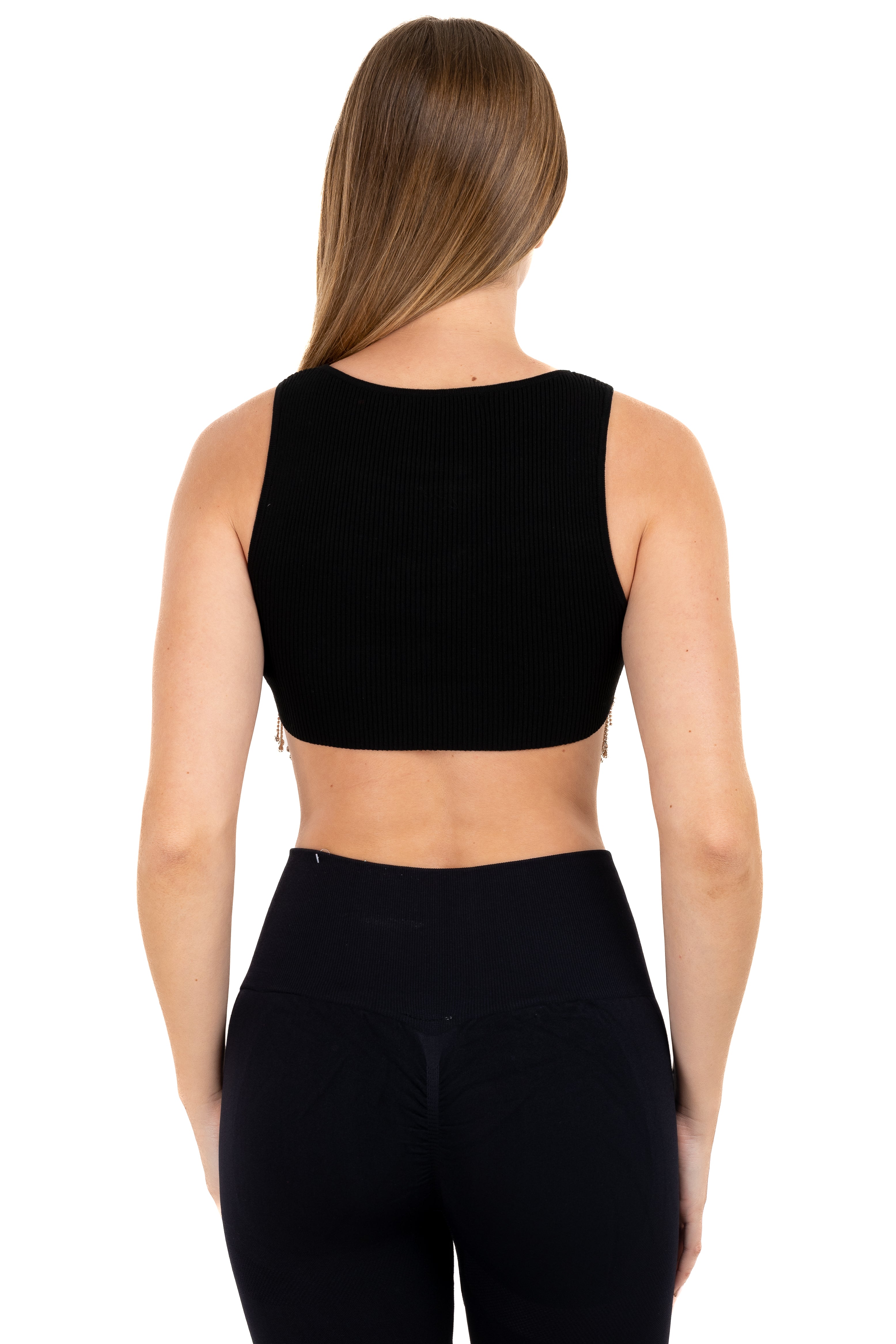 Sharp top shin strips BLACK