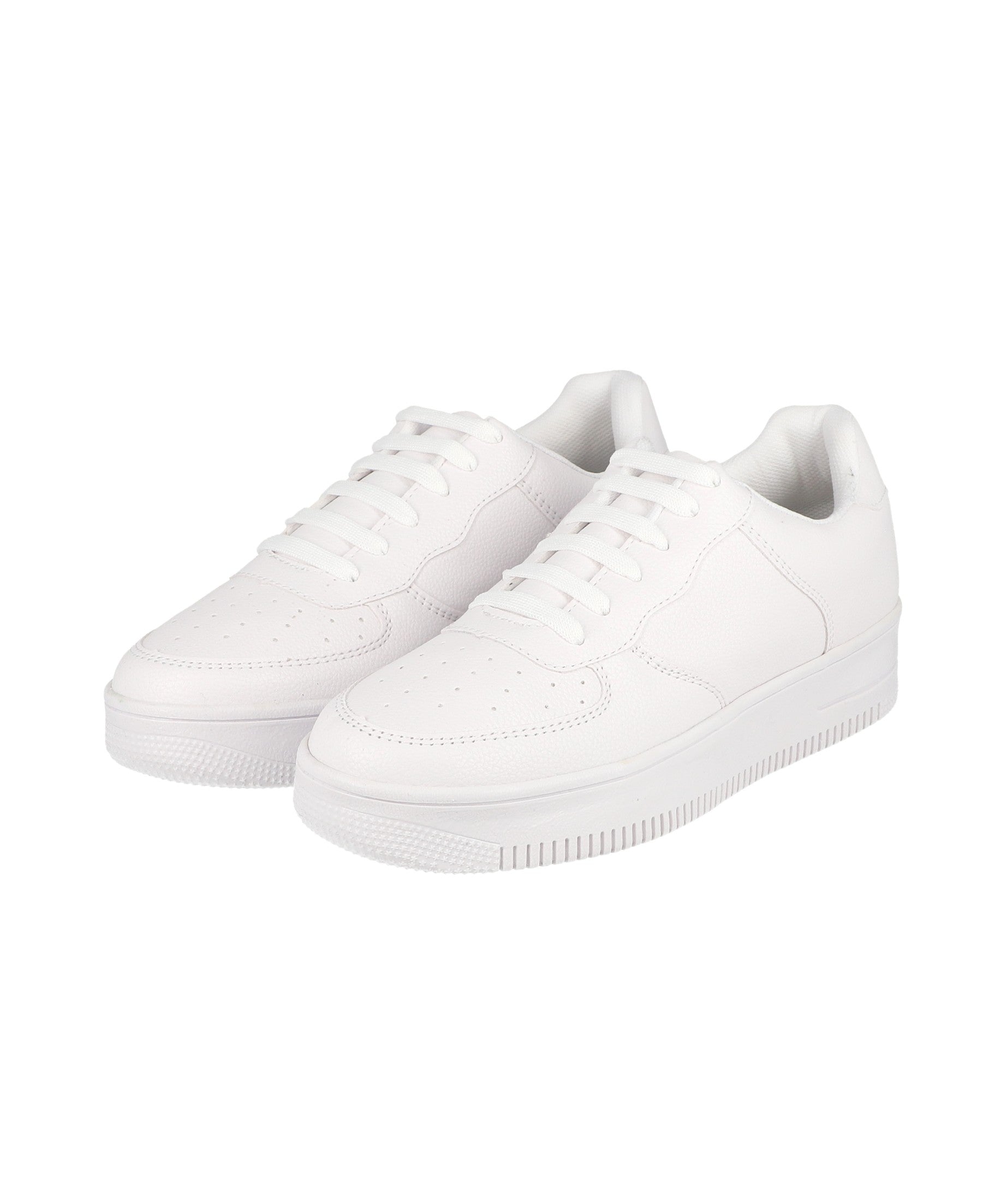 Tenis retro suela gruesa BLANCO