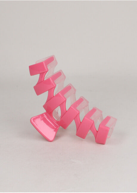 Pinza Zig Zag Bicolor ROSA