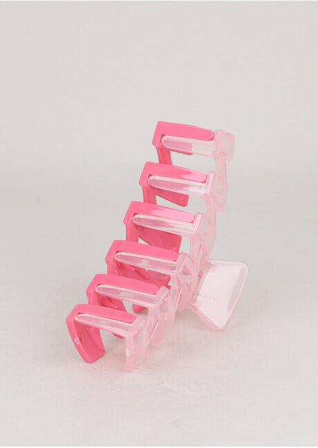 Pinza Zig Zag Bicolor ROSA