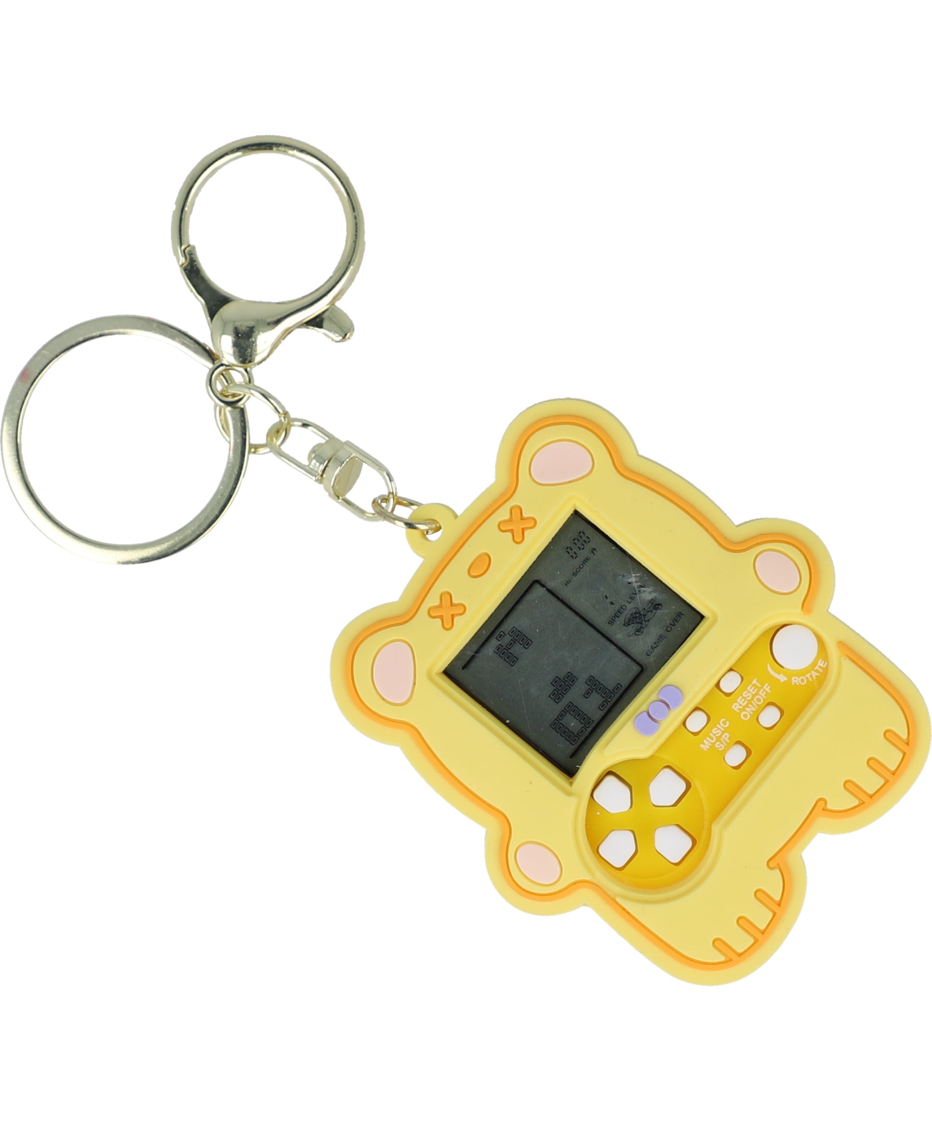 Keychain Retro Bear YELLOW