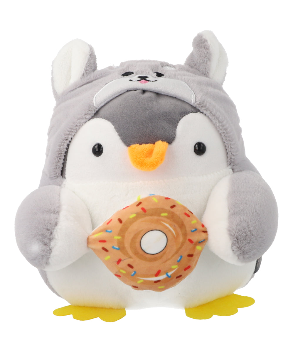 Peluche Pingüino Disfrazado GRIS