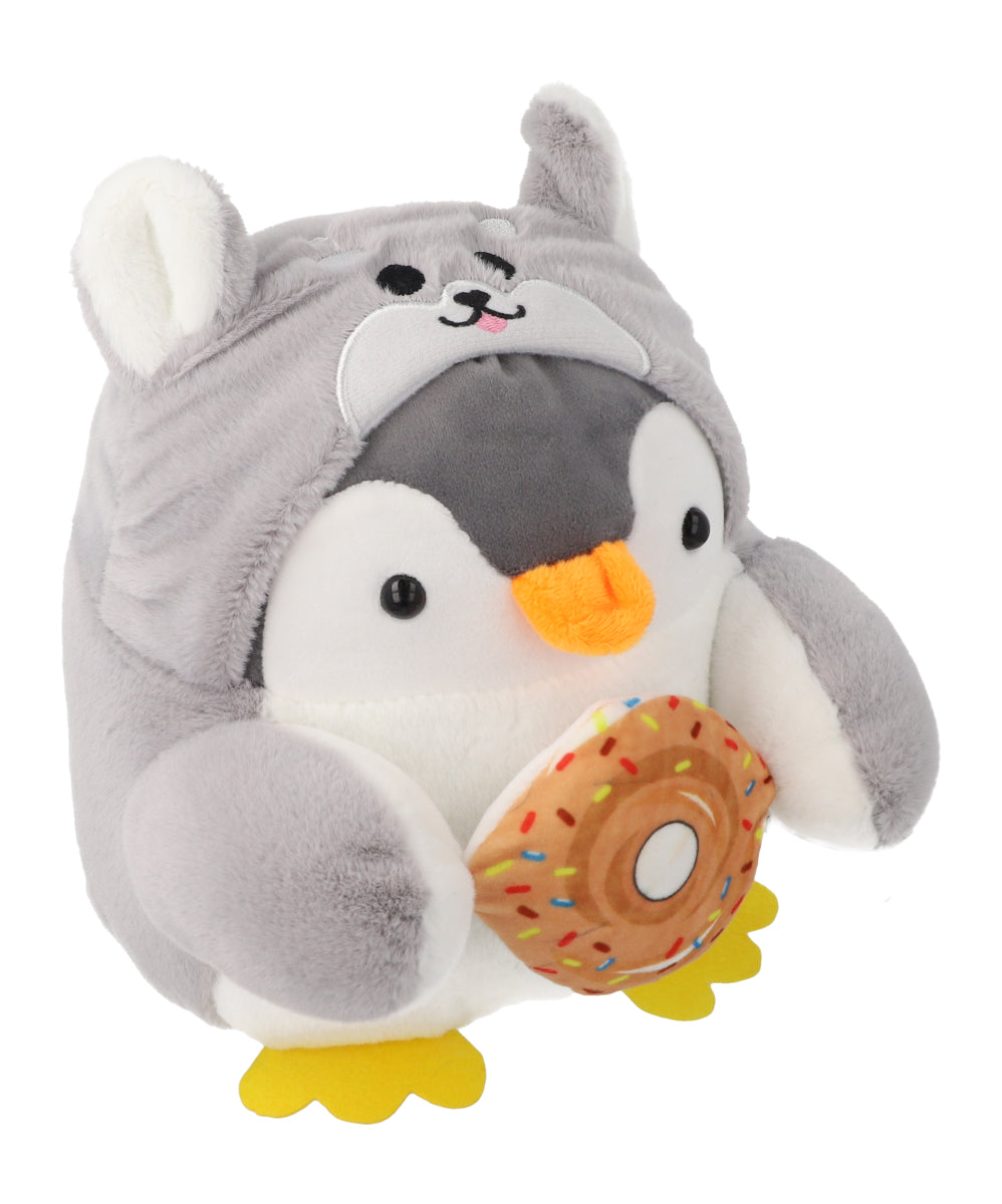 Peluche Pingüino Disfrazado GRIS