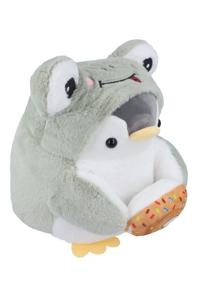 Peluche Pingüino Disfrazado VERDE