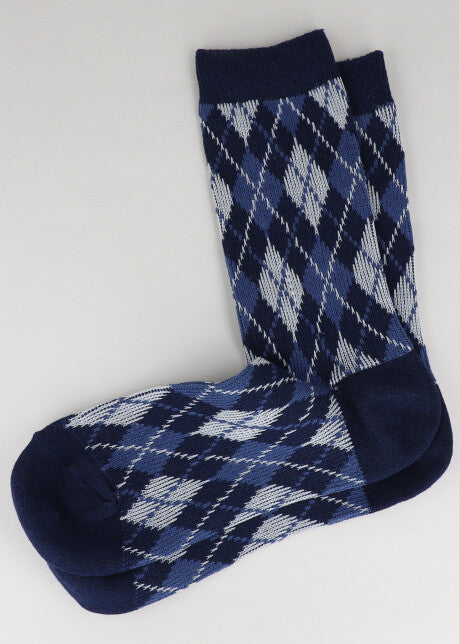 Set 2 pieces sock rhombuses MULTICOLORED