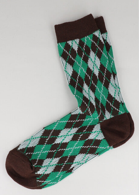 Set 2 pieces sock rhombuses MULTICOLORED