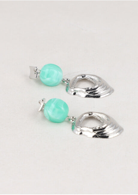 Earrings shape stone SILVER