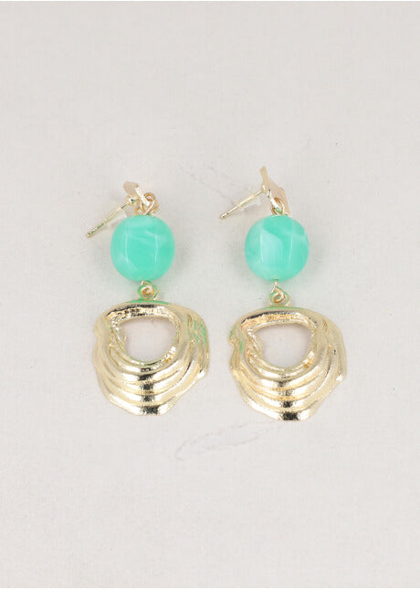 Earrings shape stone GOLD