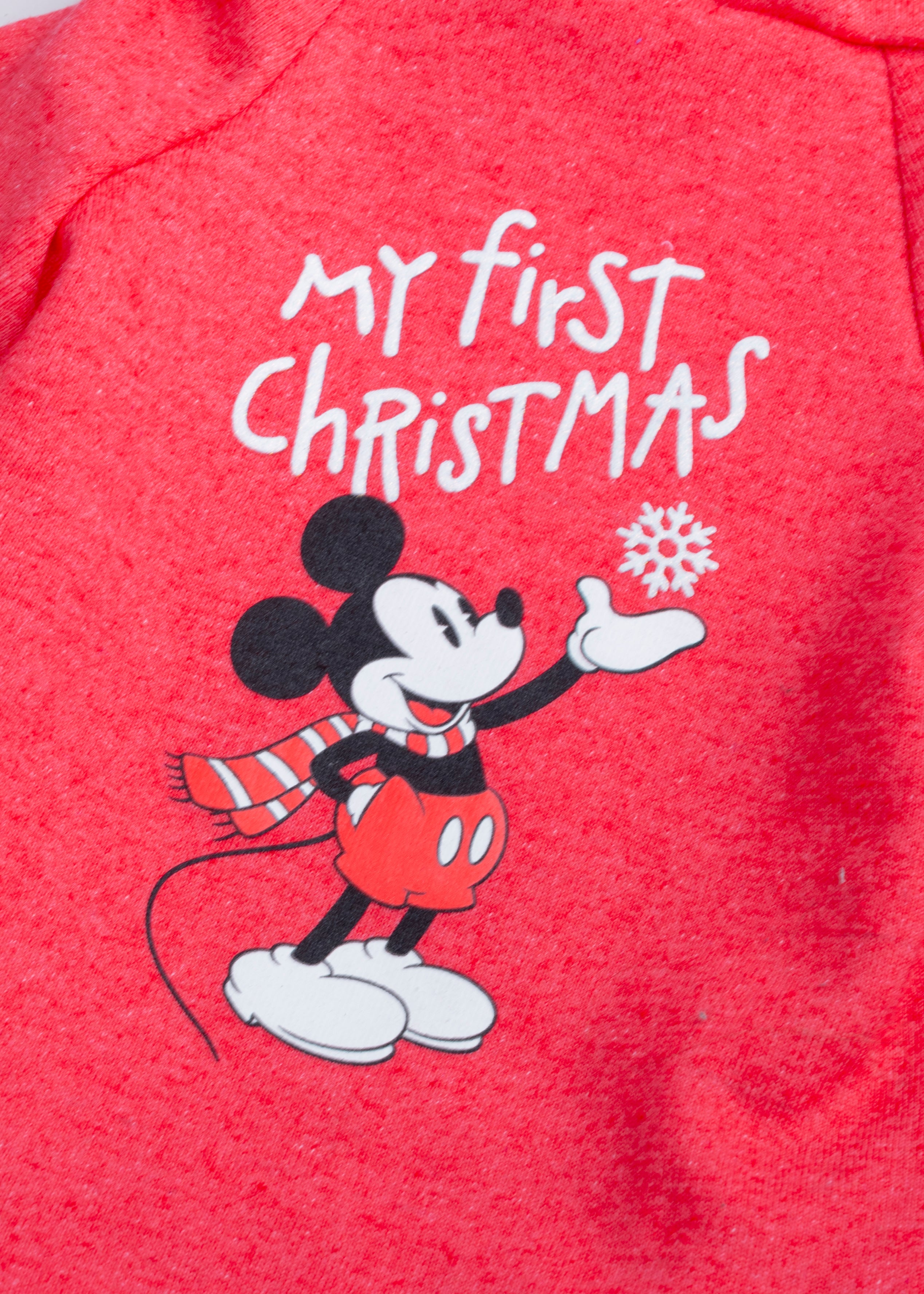 Sudadera mascota Navidad Mickey Mouse ROJO