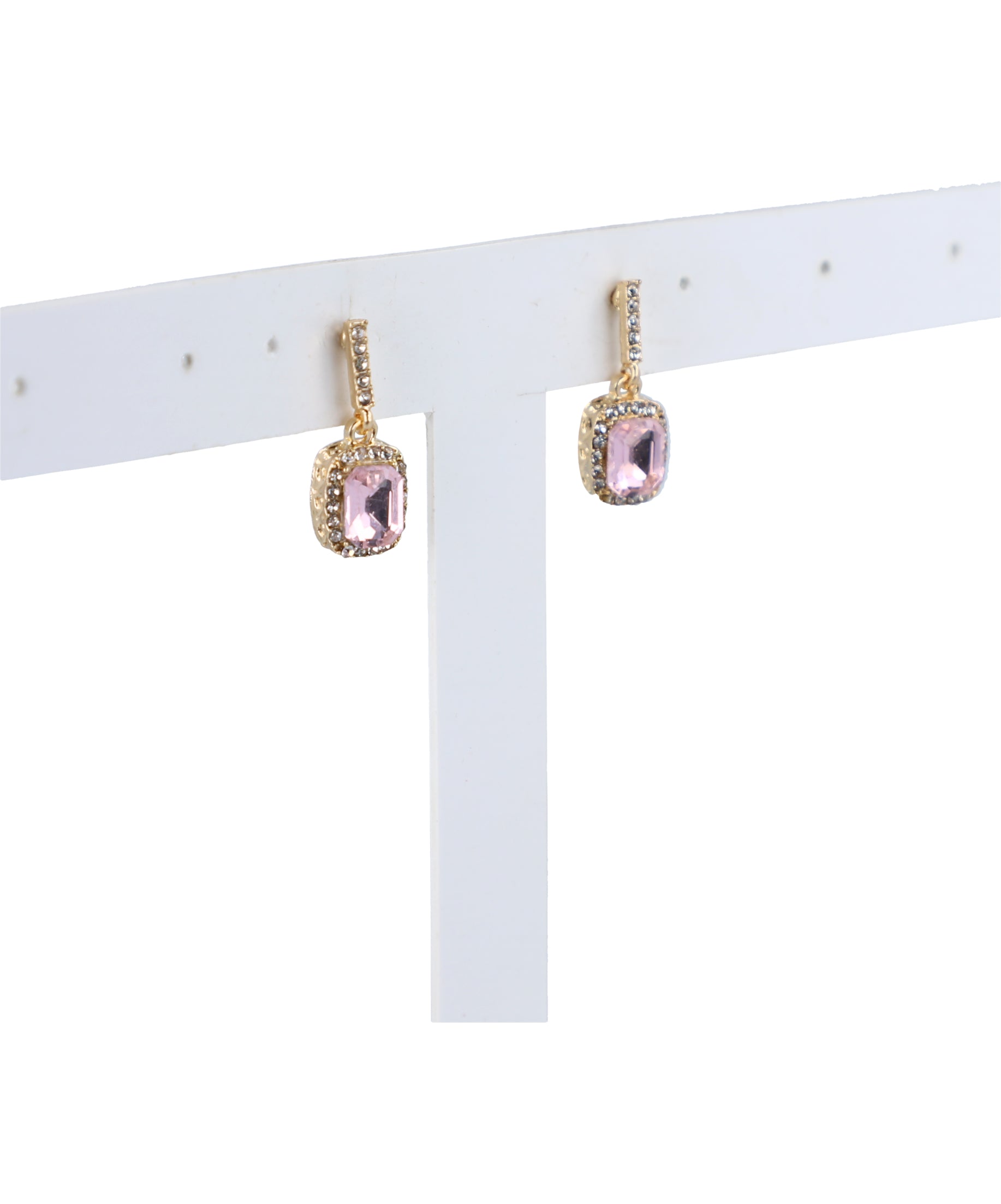 GLOSE CRYLOS TABLE ARETES PINK