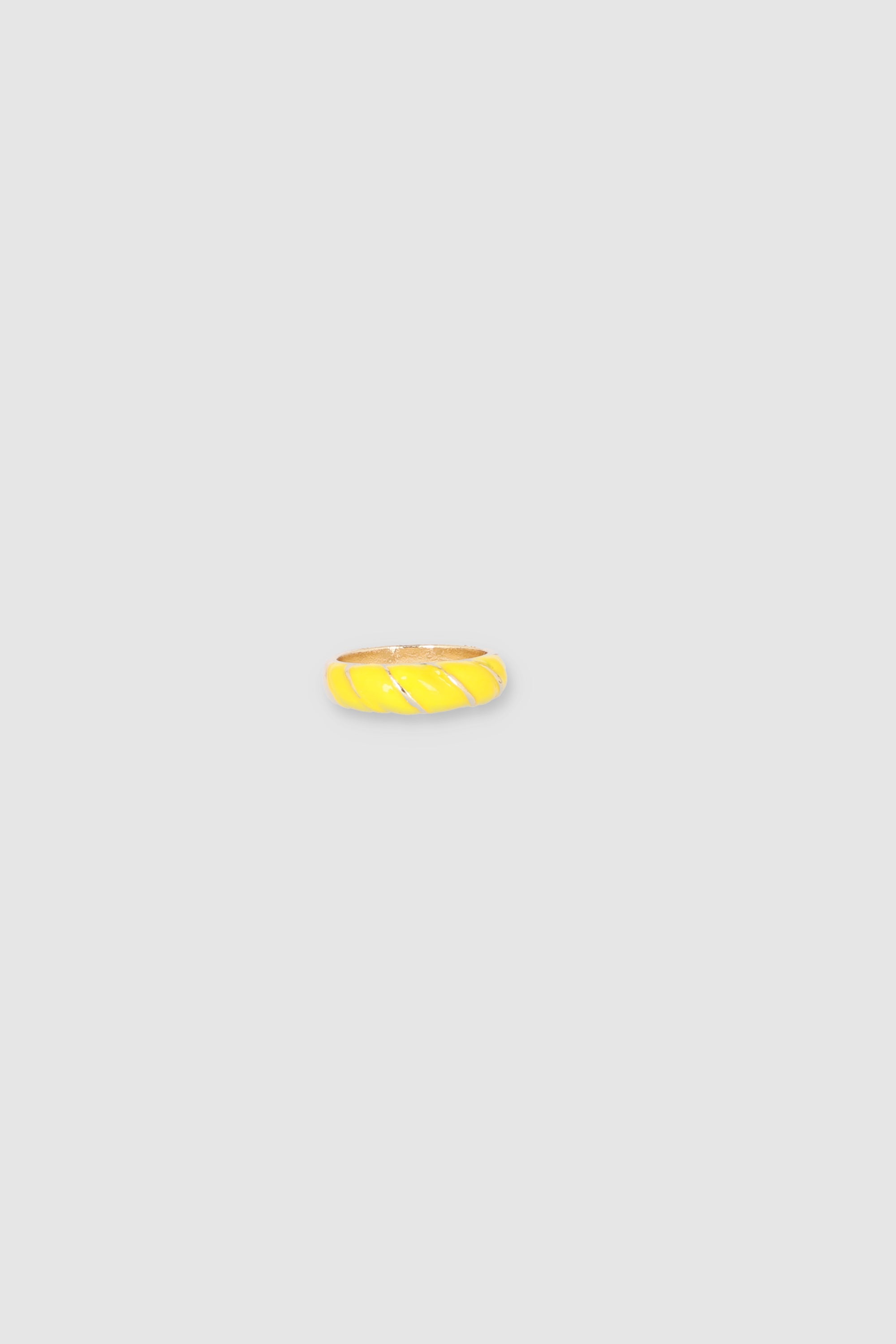 Color Twist Ring YELLOW