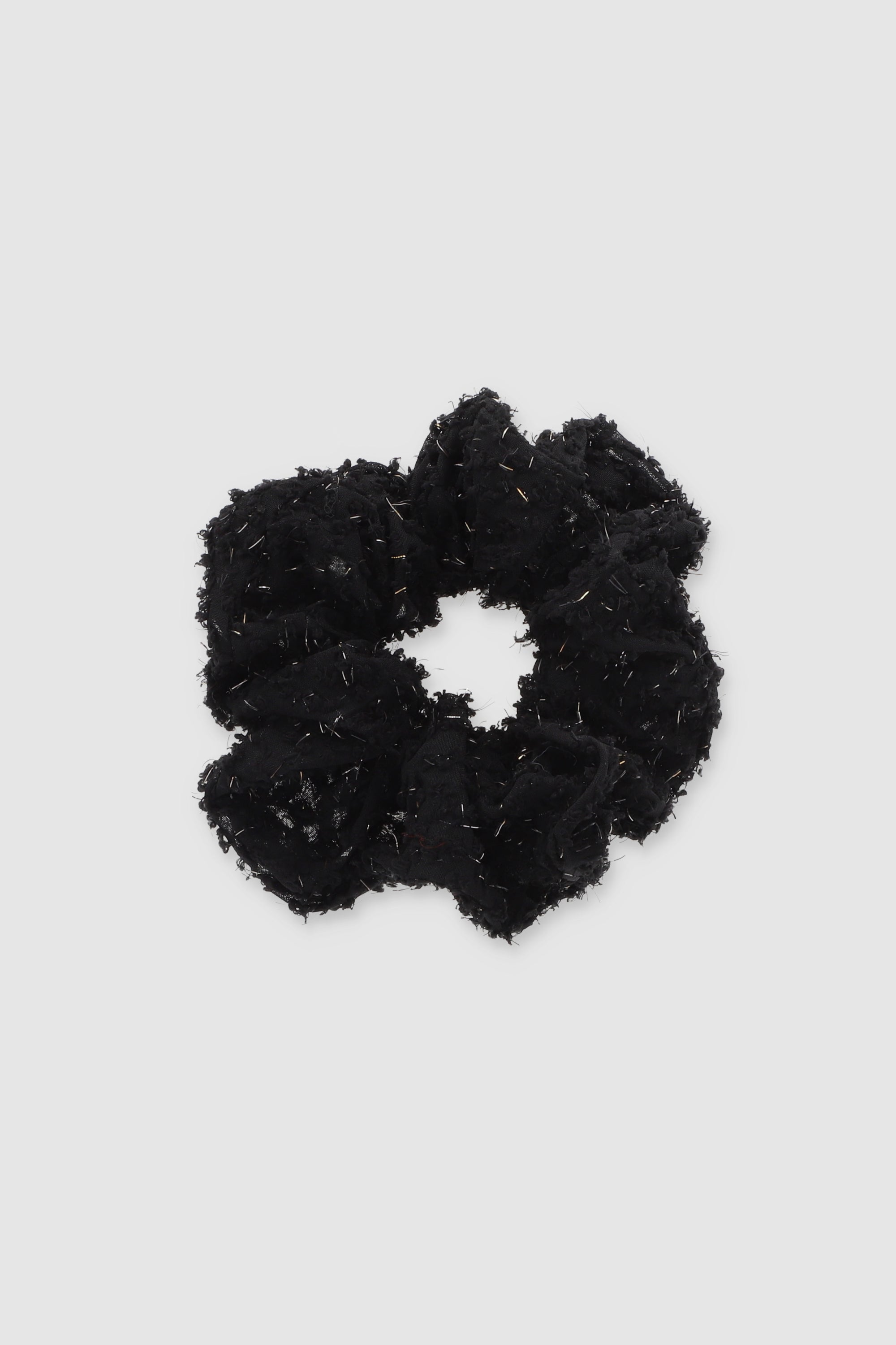 Scrunchie Textura Lurex NEGRO