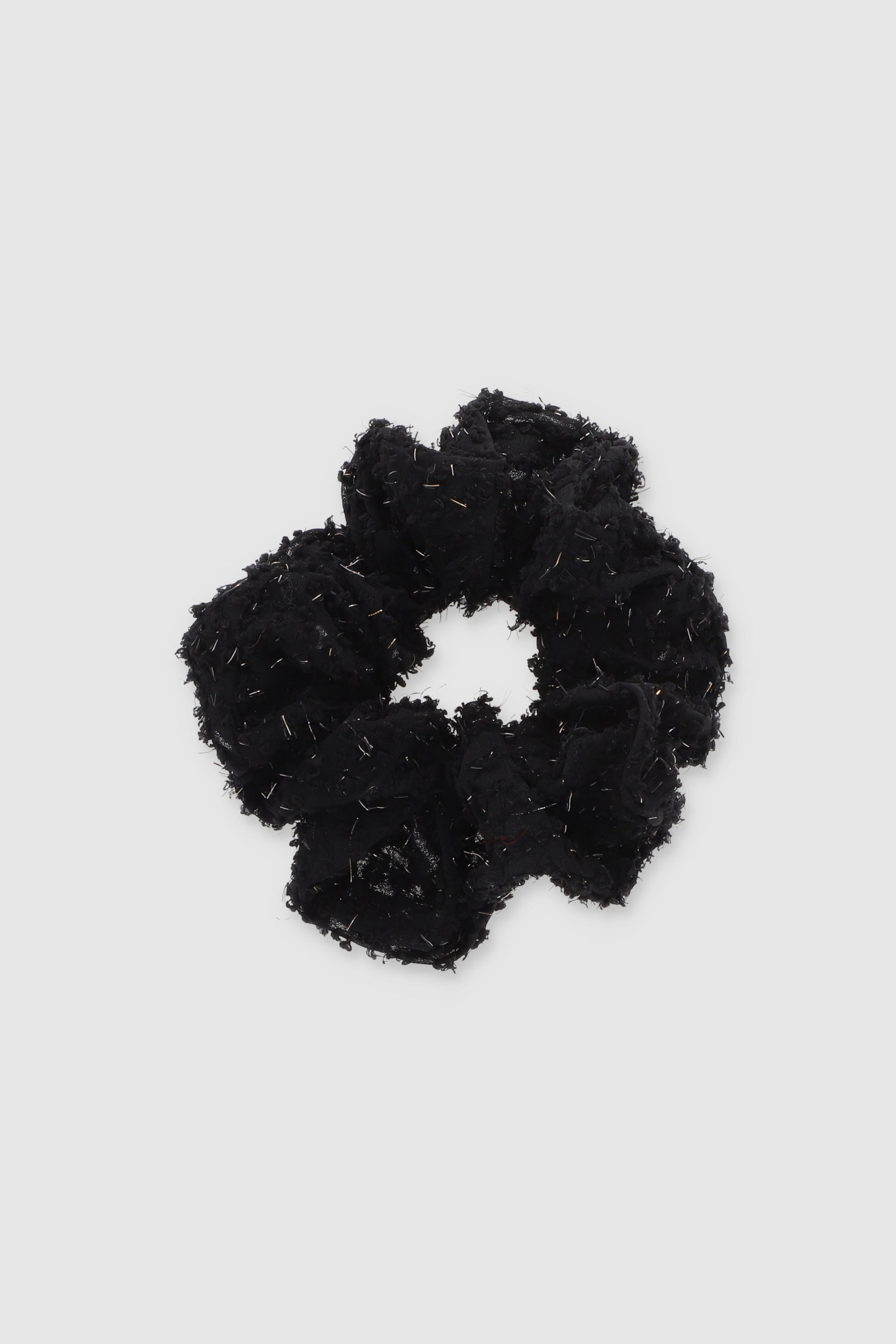 Scrunchie Textura Lurex NEGRO