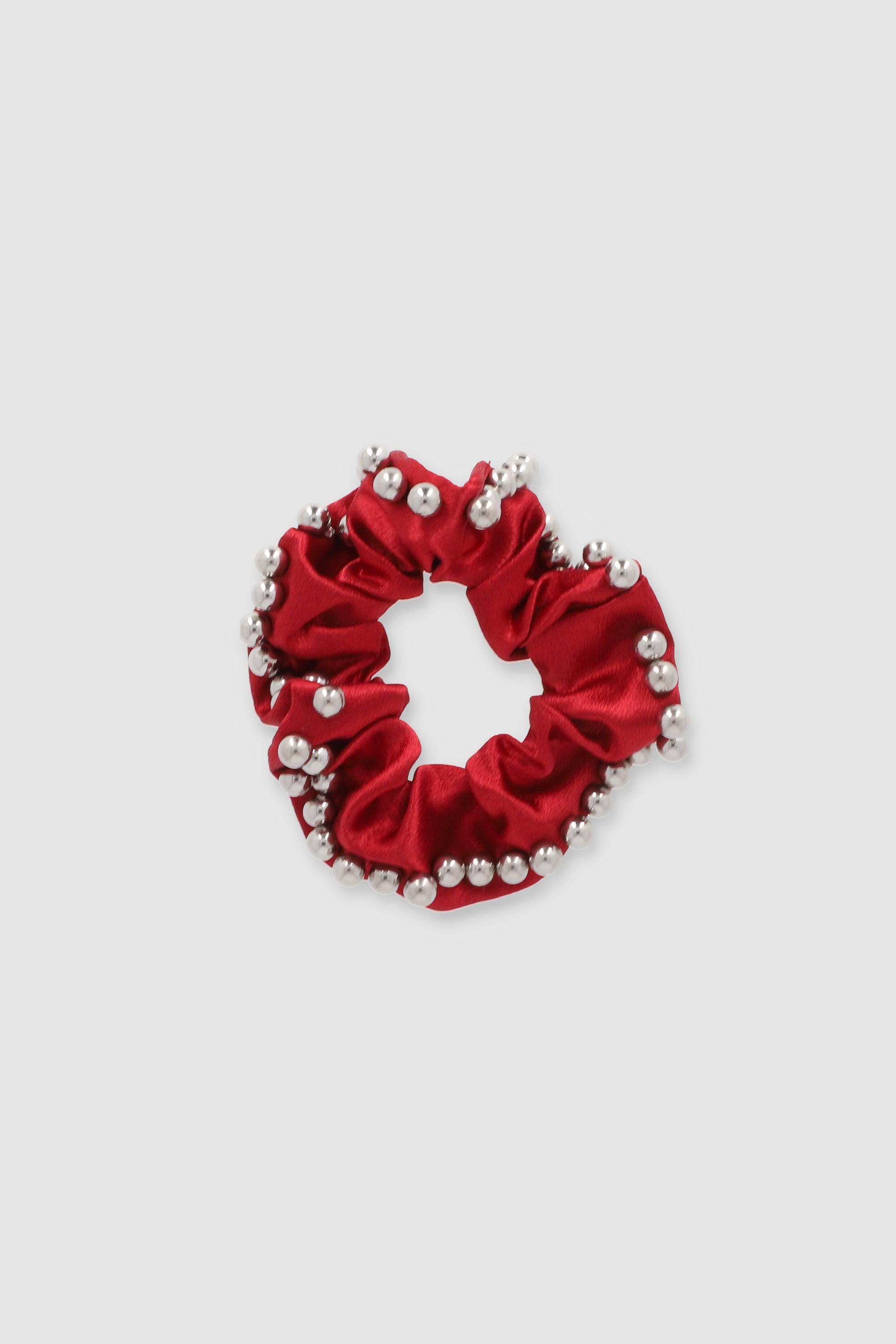 Scrunchie Bolas Metalicas VINO