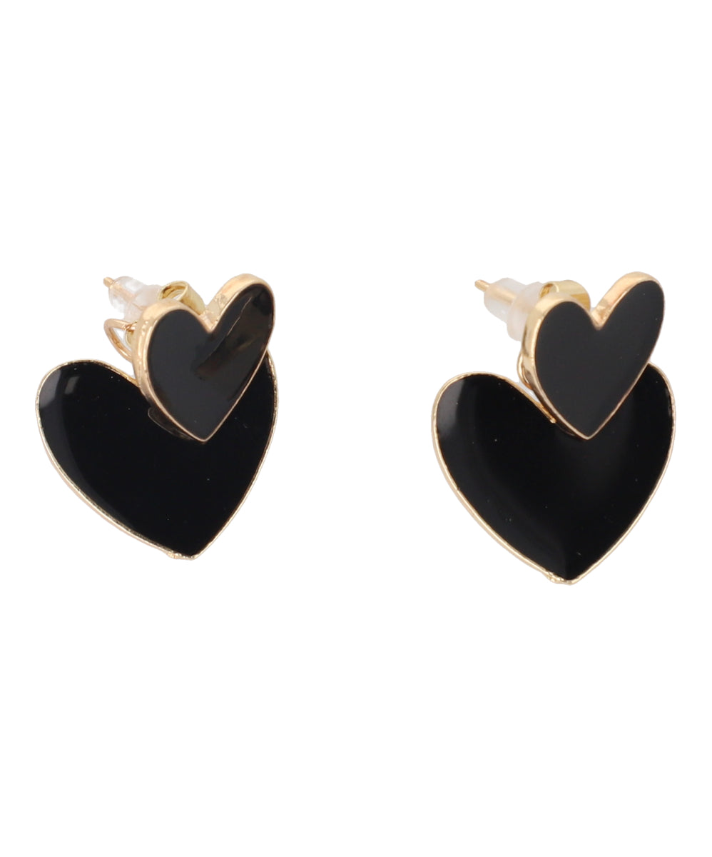 Long earrings BLACK