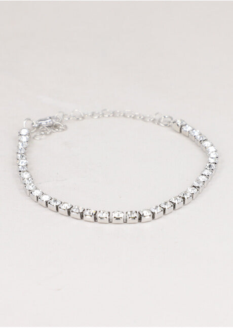 Anklet Multibrillos SILVER