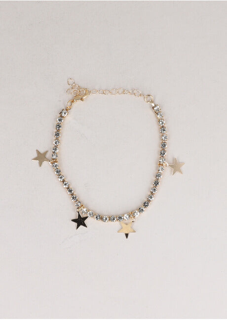 Pulsera Charms Estrellas ORO