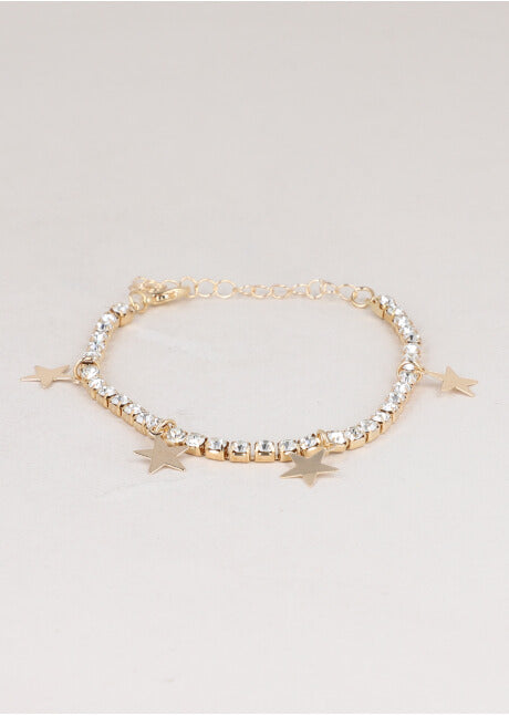 Pulsera Charms Estrellas ORO