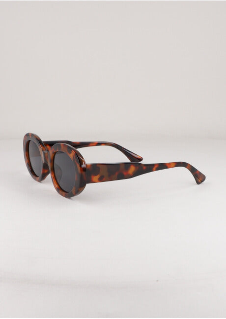 Oval oval lenses COFFEE