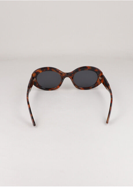 Oval oval lenses COFFEE