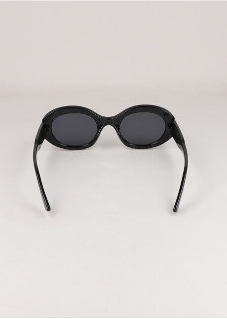 Oval oval lenses BLACK