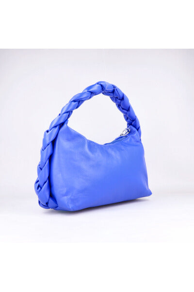 Bolsa Baguette Asa Trenzada AZUL