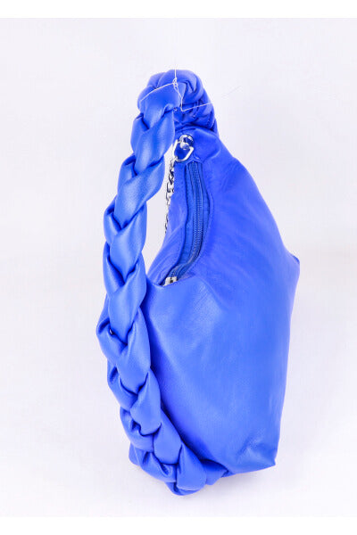 Bolsa Baguette Asa Trenzada AZUL