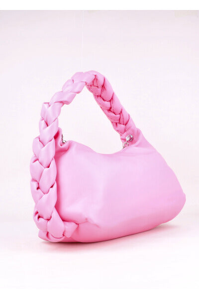 Bolsa Baguette Asa Trenzada ROSA