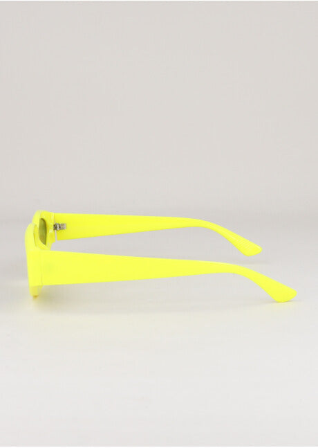 Triangular elongated lenses YELLOW