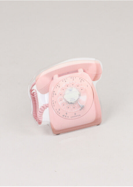 Soporte celular teléfono vintage ROSA