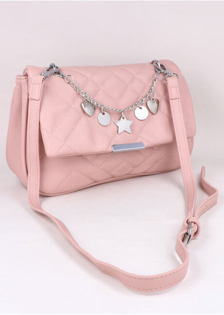 Capitonada Crossbody Bag Founces Blush