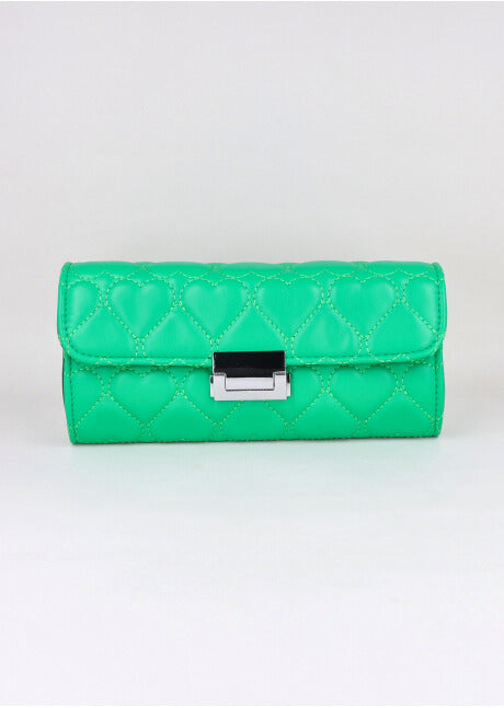 Bolsa Capitonada Cadena Chuncky VERDE