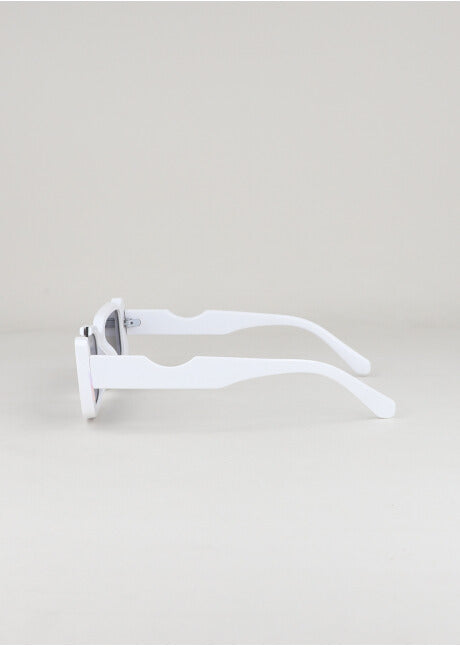 CUT OUT Rectangular Lenses WHITE