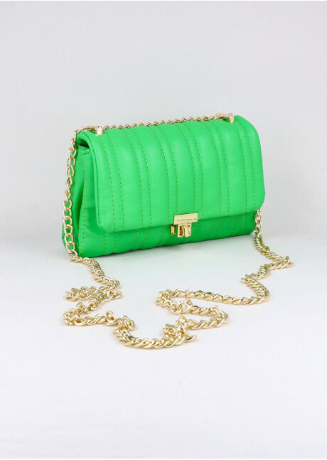 Capitoned crossbody bag GREEN