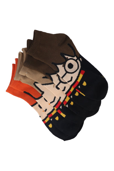 Set 3 pairs Harry Potter socks BLACK