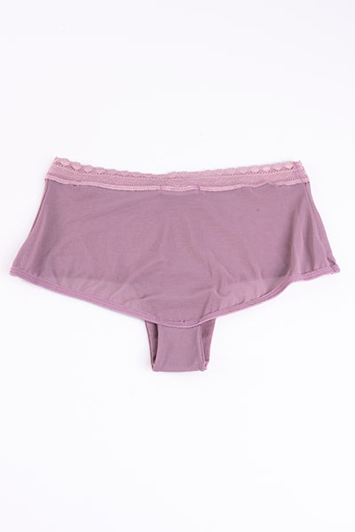 Boxer mesh bies lace MALLOW