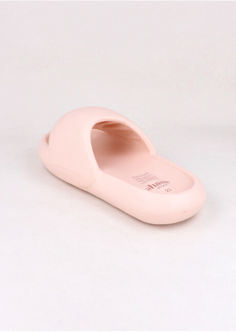 Sandalias slide acolchadas NUDE