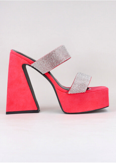 Pyramid Heel Blots PINK