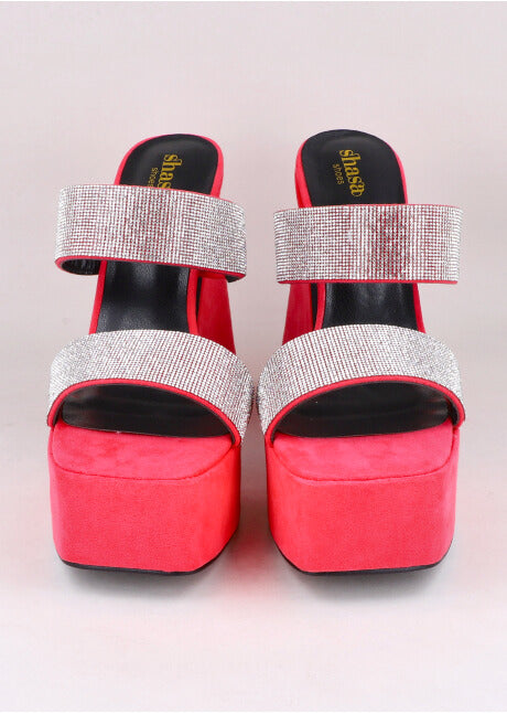 Pyramid Heel Blots PINK