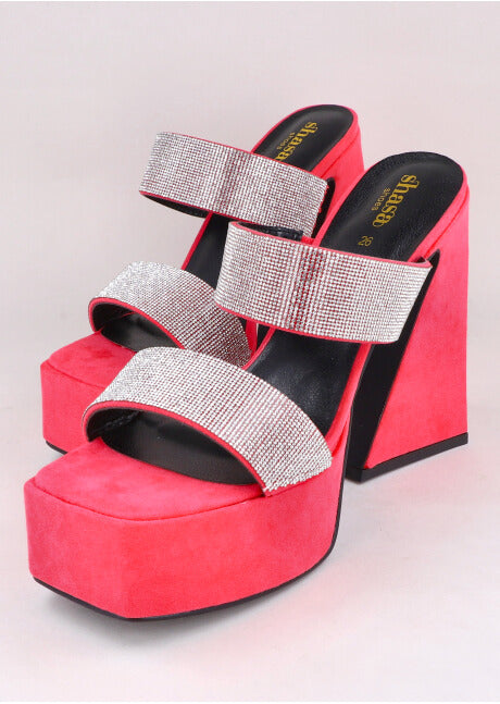 Pyramid Heel Blots PINK