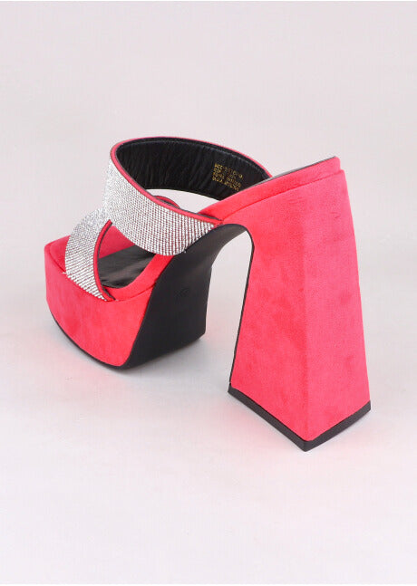 Pyramid Heel Blots PINK